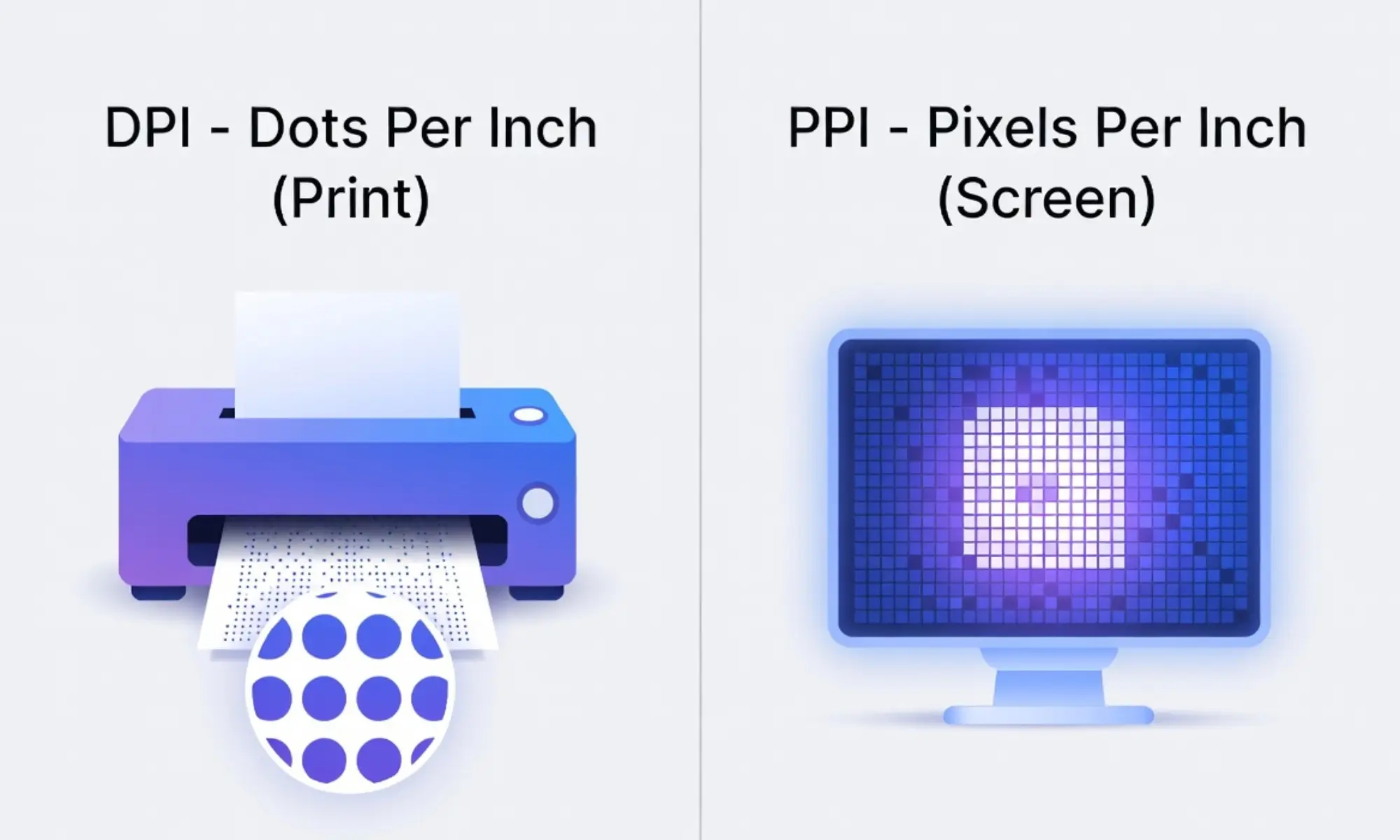difference between dpi and ppi