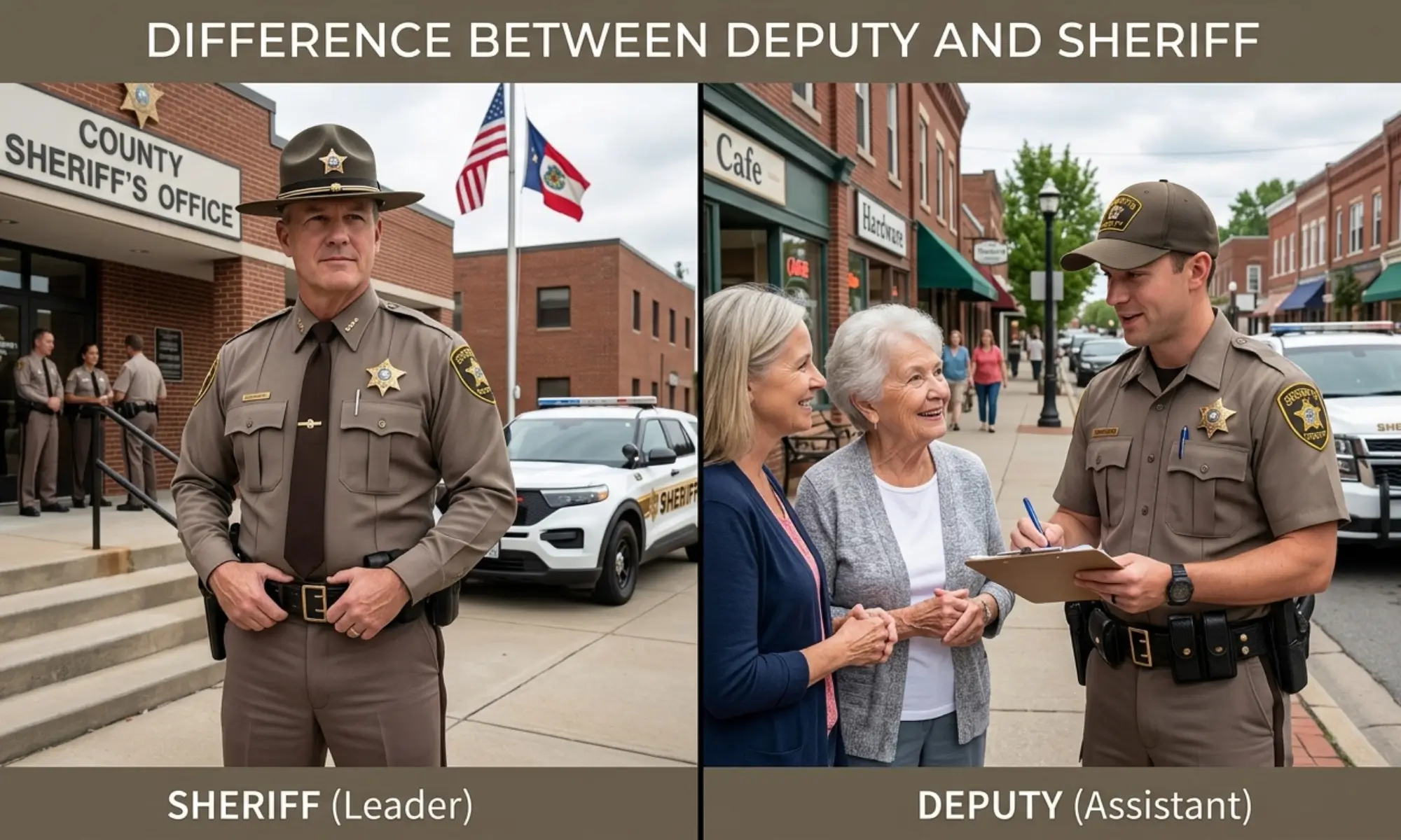 difference between deputy and sheriff
