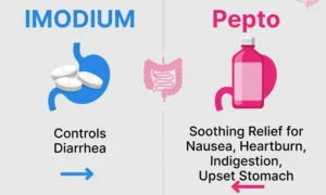 difference between imodium and pepto