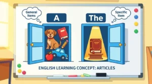 difference between a and the