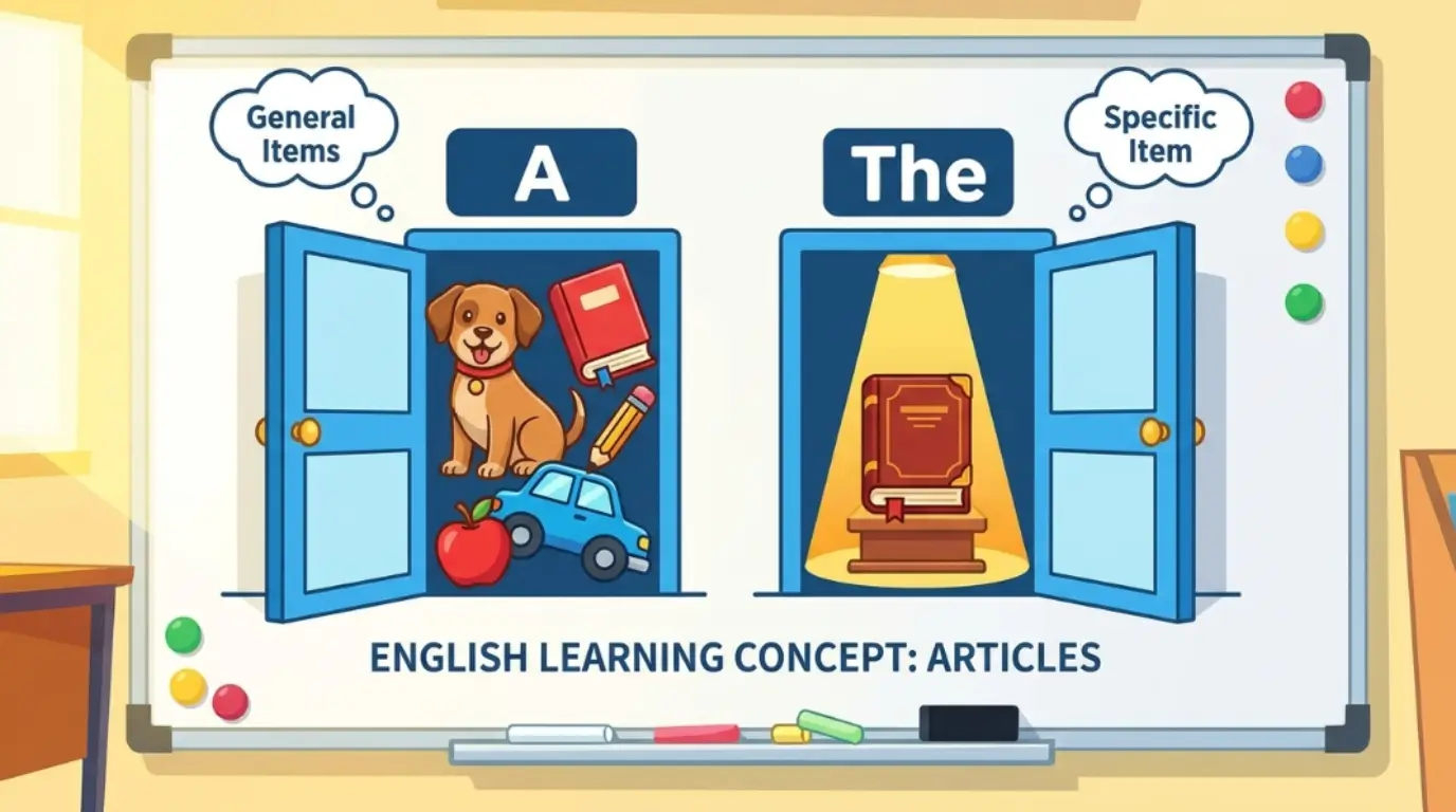 difference between a and the