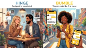 difference between hinge and bumble