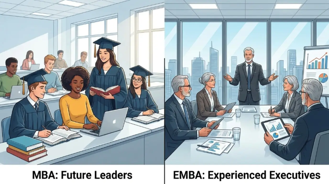 difference between emba and mba