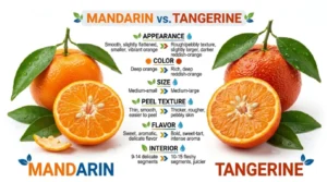 difference between mandarin and tangerine