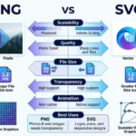 difference between png and svg
