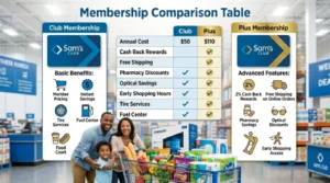 difference between sam's club memberships
