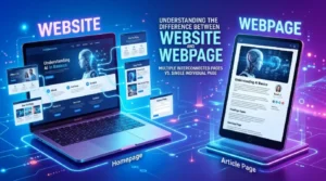 difference between website and webpage