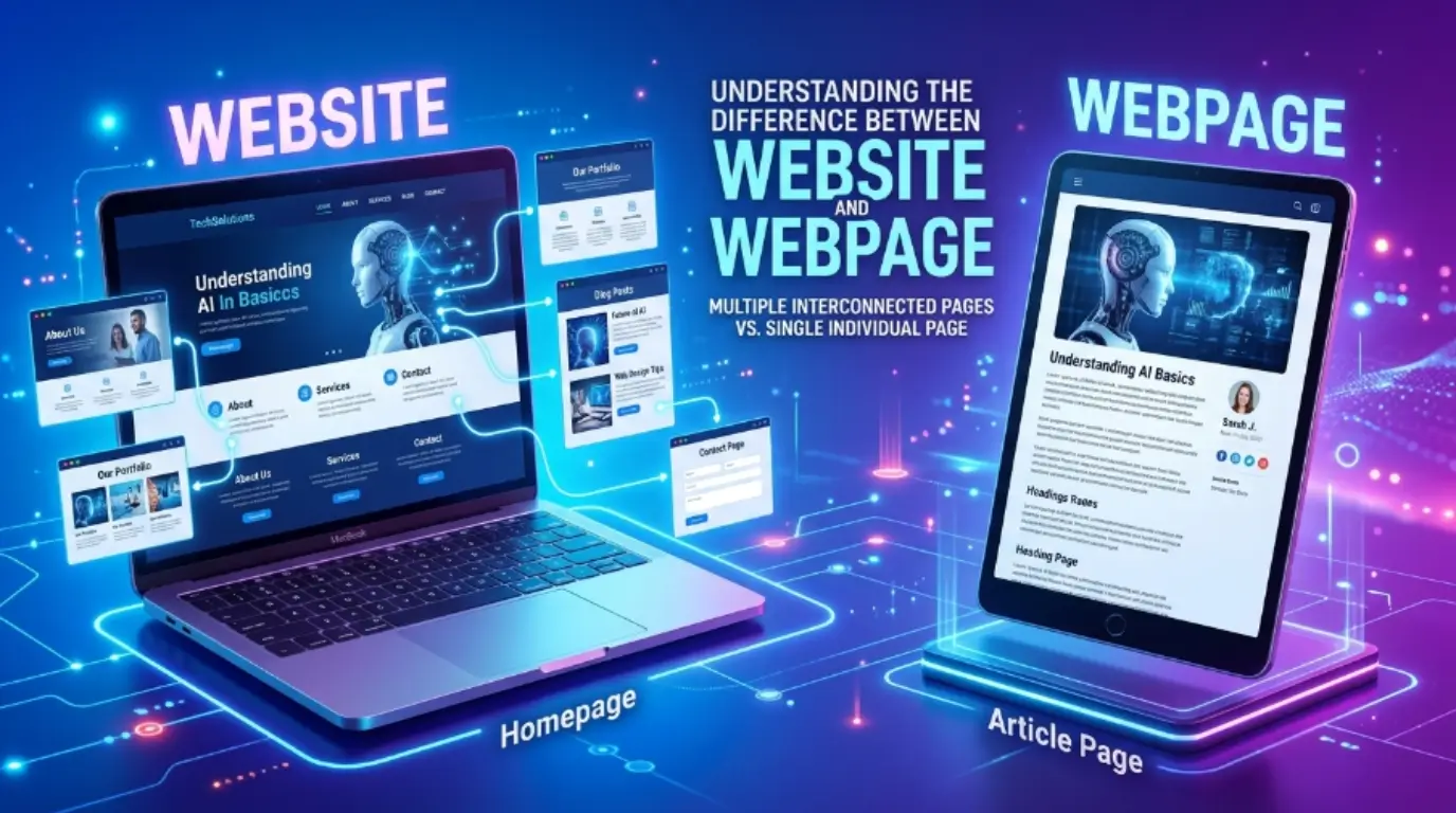 difference between website and webpage